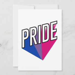 Cartes Pour Fêtes Annuelles Explosion de la fierté bisexuelle
