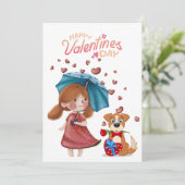 Cartes Pour Fêtes Annuelles Expressions d'amour, Saint Valentin (Debout devant)