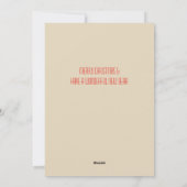 Cartes Pour Fêtes Annuelles Fa La La Gold Christmas Tree (Dos)