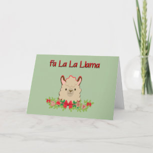 Cartes Pour Fêtes Annuelles Fa La Llama
