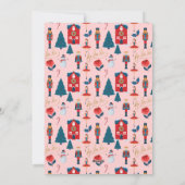 Cartes Pour Fêtes Annuelles Fa La Nutcracker Noël Famille Photo Snow Globe (Dos)