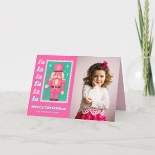 Cartes Pour Fêtes Annuelles Fa Rose La La Nutcracker Photo de Noël