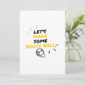 Cartes Pour Fêtes Annuelles Fabricants de jeux de boules de bocce (Debout devant)