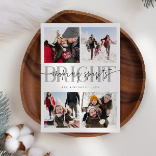 Cartes Pour Fêtes Annuelles Fabriquer des esprits Blancs brillants Noël Multip