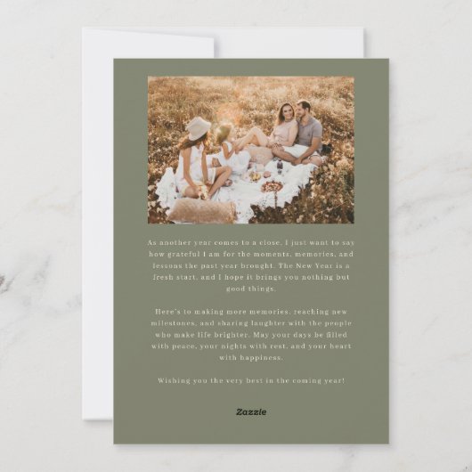 Cartes Pour Fêtes Annuelles Fabriquer des esprits brillants Sage Noël Multipho (Dos)