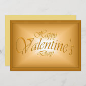 Cartes Pour Fêtes Annuelles Fabuleux Saint-Valentin (Devant / Derrière)