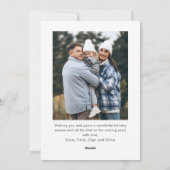 Cartes Pour Fêtes Annuelles Fâcheuse main dessinée Scribble Rétro Noël 2 Photo (Dos)