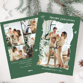 Cartes Pour Fêtes Annuelles Fâcheuse main dessinée Scribble Rétro Noël 5 Photo