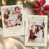 Cartes Pour Fêtes Annuelles Fâcheuse main dessinée Scribble Rétro Noël 5 Photo