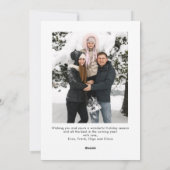 Cartes Pour Fêtes Annuelles Fâcheuse main dessinée Scribble Retro Photo de Noë (Dos)