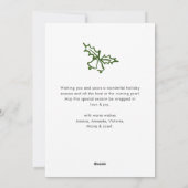 Cartes Pour Fêtes Annuelles Fâcheuse main dessinée Scribble Retro Photo de Noë (Dos)