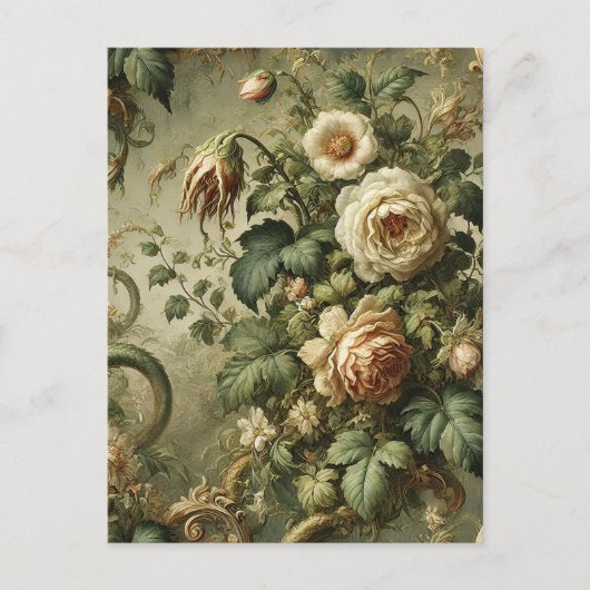 Cartes Pour Fêtes Annuelles Fade to Grace - gothique baroque (Devant)