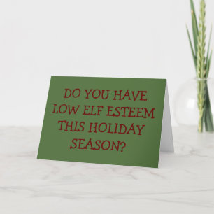 CARTES POUR FÊTES ANNUELLES FAIBLE "ESTIME DE SOI" ALORS RENDEZ-VOUS SOUS LE G