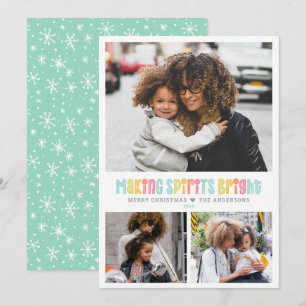 Cartes Pour Fêtes Annuelles Faire éclater les esprits avec de multiples photos