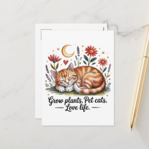 Cartes Pour Fêtes Annuelles Faire pousser des plantes que les chats adorent La