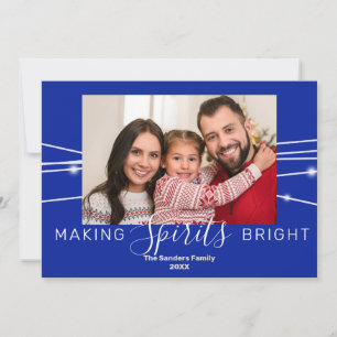 Cartes Pour Fêtes Annuelles Faire simplement des esprits bleu profond