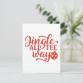 Cartes Pour Fêtes Annuelles Faire tinter tout le long du chemin (Debout devant)