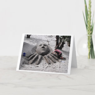 Cartes Pour Fêtes Annuelles Faire une sculpture de sable