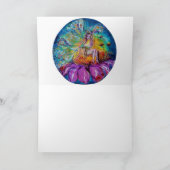 CARTES POUR FÊTES ANNUELLES FAIRY DANS LA NUIT (Intérieur)