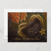 CARTES POUR FÊTES ANNUELLES FAIRY PERSIAN CAT (Devant / Derrière)