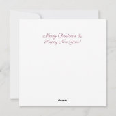 Cartes Pour Fêtes Annuelles Fairytale Arbres de Noël Snowy Scenery (Dos)