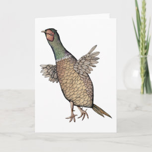 Cartes Pour Fêtes Annuelles Faisan