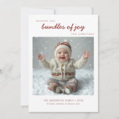 Cartes Pour Fêtes Annuelles Faisceaux de Joie (Devant)