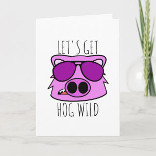 Cartes Pour Fêtes Annuelles Faisons sauter les cochons