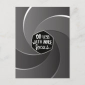 Cartes Pour Fêtes Annuelles Faites moins avec plus de concentration (Devant)