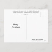 Cartes Pour Fêtes Annuelles Faites Un Joyeux Bruit Bonne Souris Chantant Chris (Dos)