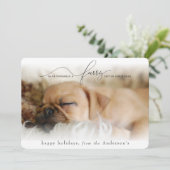 CARTES POUR FÊTES ANNUELLES FAITES-VOUS UN PETIT NOËL FRITLE (Debout devant)