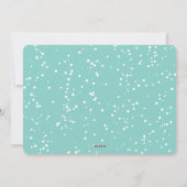 Cartes Pour Fêtes Annuelles Falalala Green Ombre Script Fun Noël Photo (Dos)