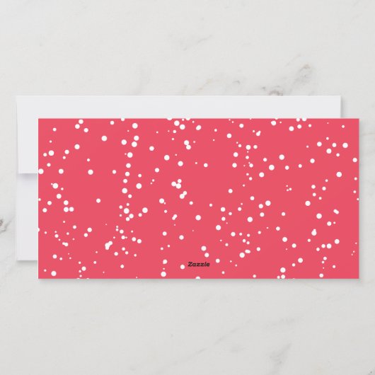 Cartes Pour Fêtes Annuelles Falalala Pink Ombre Script Amusant Noël 3 Photo (Dos)