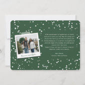 Cartes Pour Fêtes Annuelles Falalalala Simple Script blanc amusant Photo moder (Dos)