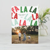 Cartes Pour Fêtes Annuelles FaLaLaNoël (Debout devant)