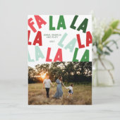 Cartes Pour Fêtes Annuelles FaLaLaNoël (Debout devant)