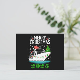 Cartes Pour Fêtes Annuelles Famille de bateaux de croisière Merry Cruisemas pe