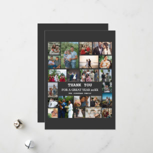 Cartes Pour Fêtes Annuelles Famille de fin d'année 22 Photo Collage