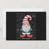 Cartes Pour Fêtes Annuelles Famille de gnome mathématique groupe correspondant (Devant)