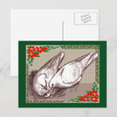 Cartes Pour Fêtes Annuelles Famille de Noël (Devant / Derrière)