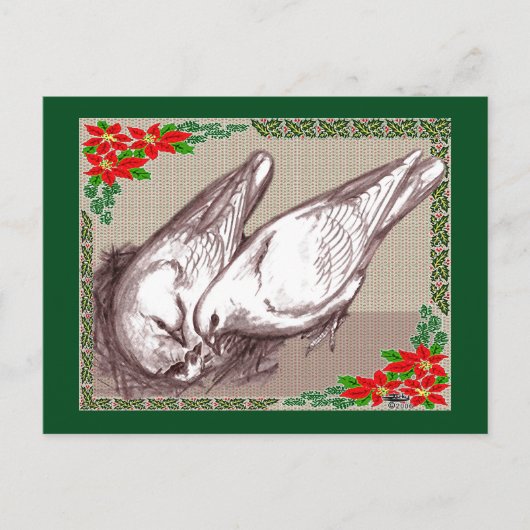 Cartes Pour Fêtes Annuelles Famille de Noël (Devant)