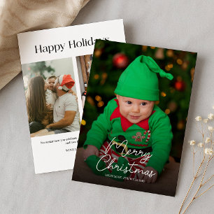 Cartes Pour Fêtes Annuelles Famille de Noël