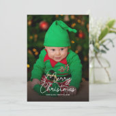 Cartes Pour Fêtes Annuelles Famille de Noël (Debout devant)