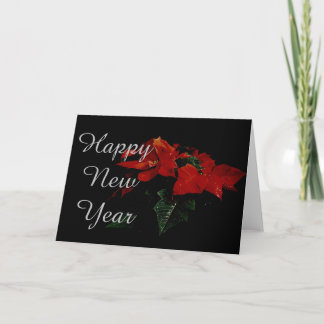 Cartes Pour Fêtes Annuelles Famille de Noël de bonne année de fleur de