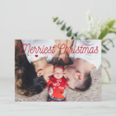 Cartes Pour Fêtes Annuelles Famille de Noël la plus agréable (Debout devant)