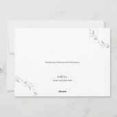 Cartes Pour Fêtes Annuelles Famille de Noël simple et simple Mint Green (Dos)