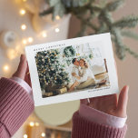 Cartes Pour Fêtes Annuelles Famille de photos de Noël moderne | Joyeux Noël Po<br><div class="desc">Famille de photos de Noël moderne | Carte postale Joyeux Noël</div>
