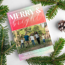 Famille Joyeuses Fêtes de Noël 2026 Photo Lumineus
