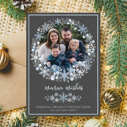 Cartes Pour Fêtes Annuelles Family Happy Holidays Christmas Photo Card