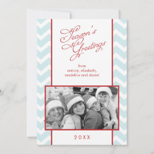 Cartes Pour Fêtes Annuelles Fancy Motif rouge photo de Noël
